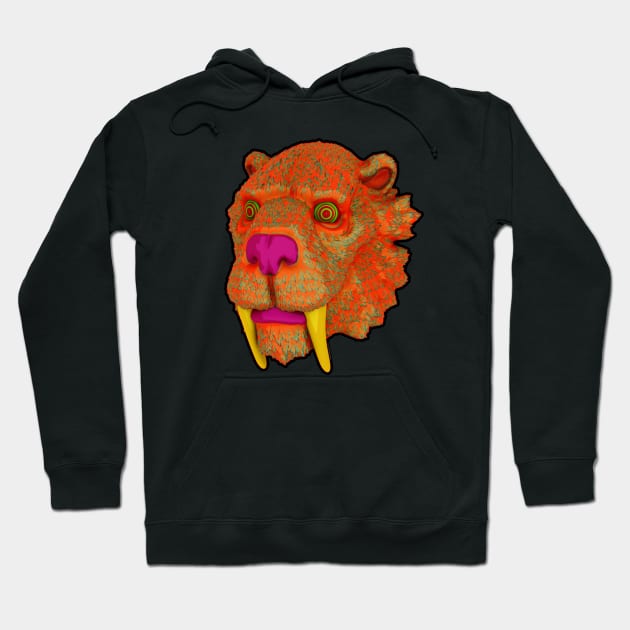 Smilodon Hoodie by ProudWashingtonian